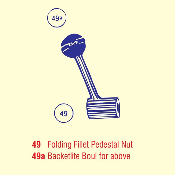 Folding Fillet Pedestal Nut