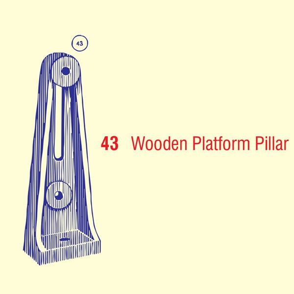 Wooden Platform Pillar