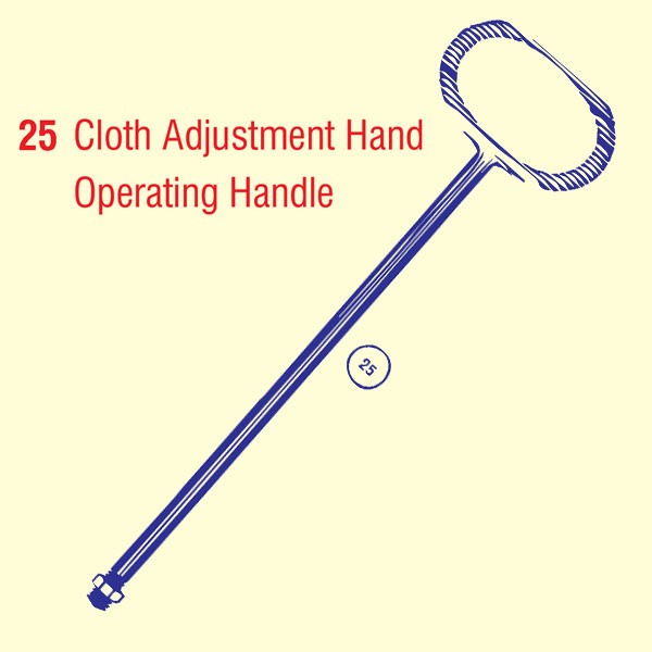 Cloth Adjustment Hand Operating Handle