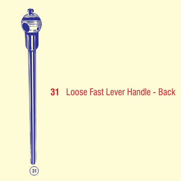 Loose Fast Lever Handle - Back