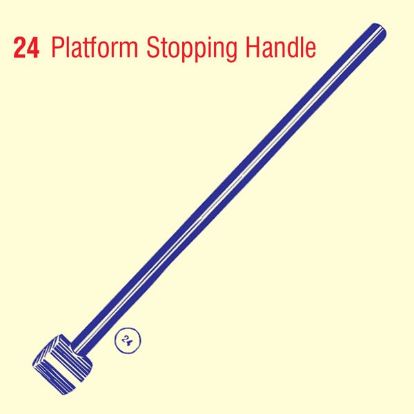 Platform Stopping Handle