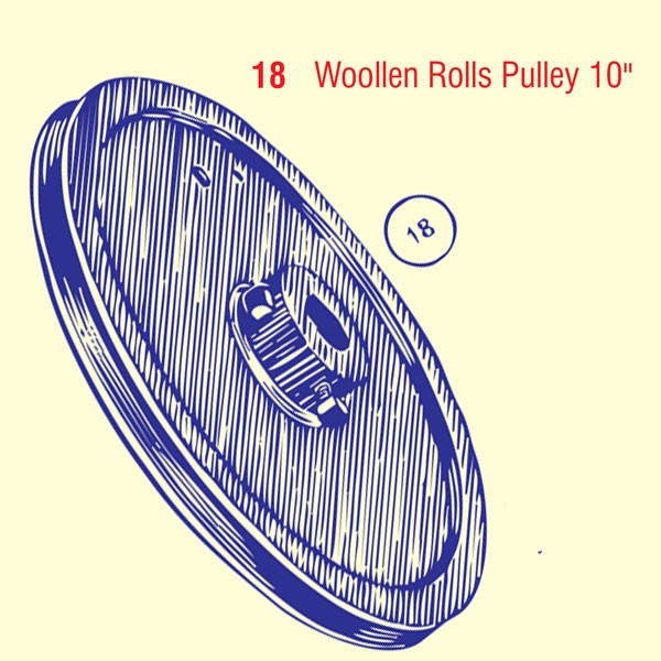 Woollen Rolls Pulley 10