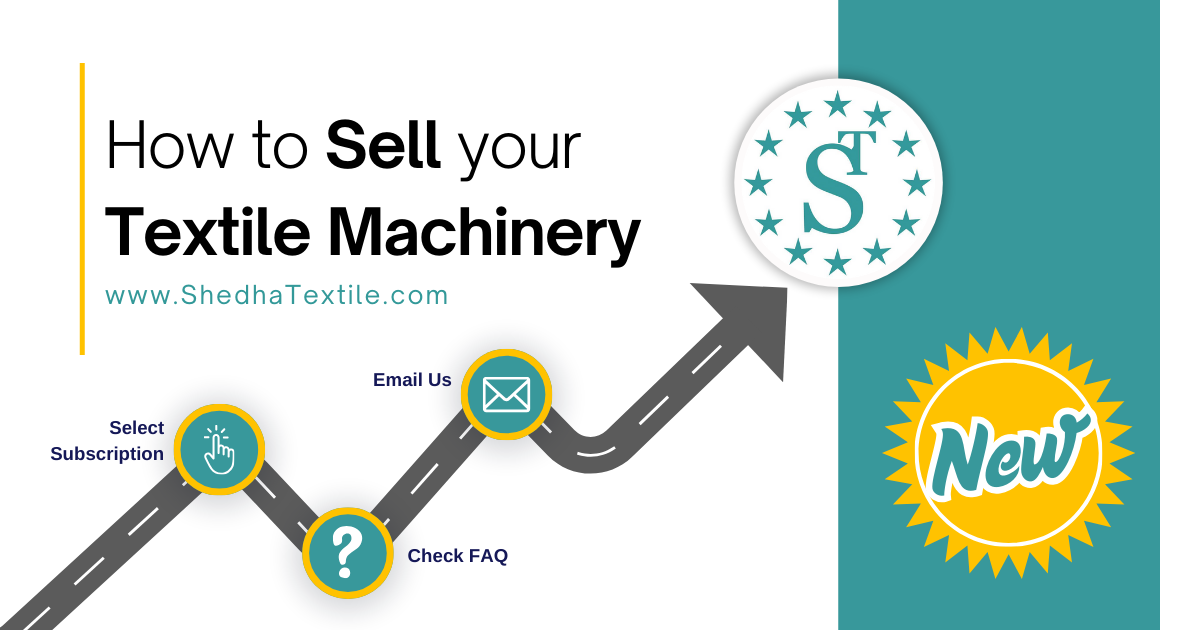 sell your Textile Machinery on ShedhaTextile.com a Subscription and Pricing Page of the Website.